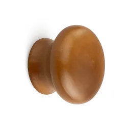Bouton de meuble en bois NADIN / Noyer clair verni