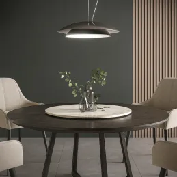 Système pivotant sous chaise ou TV 150 x 150 mm / Noir