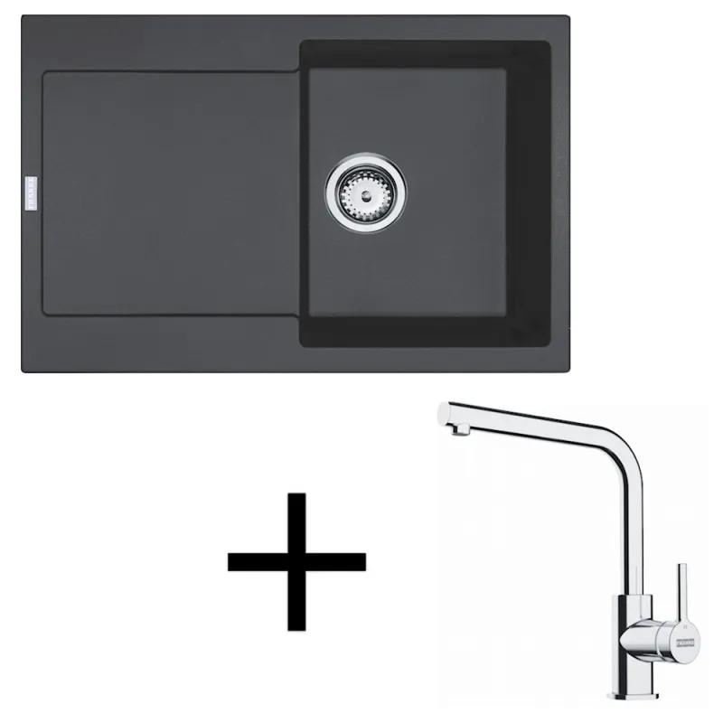 Ensemble G259 Évier en grès Franke MRG 611 + Robinet FS 3230 / Onyx