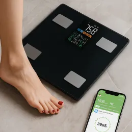 Balance intelligente avec application FEEL FIT / Blanc