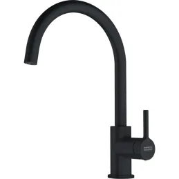 Ensemble T121 évier en tectonite Franke SID 610-40 + robinet FC 6018 / Noir