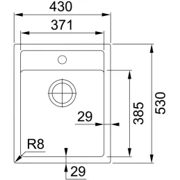 Ensemble T113 évier en tectonite Franke SID 610-40 + robinet FS 3230 / Gris
