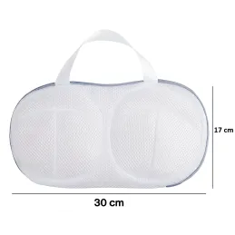 Sac pour soutiens-gorge et sous-vêtements à mettre en machine / Blanc