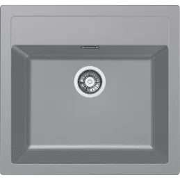 Ensemble T122 : évier Tectonite Franke SID 610 + robinet FC 6018 / Gris