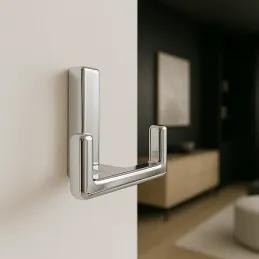 Portemanteau ZENO DUO / Chrome brillant
