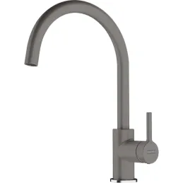 Set T124 évier en tectonite Franke S2D 611-78 XL + mitigeur FC 6018 / Gris
