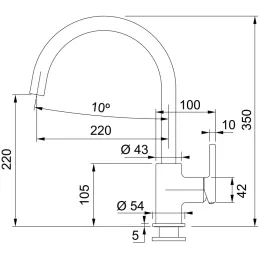 Ensemble évier Tectonite Franke S2D 611-100 + robinet FC 6018 / Noir