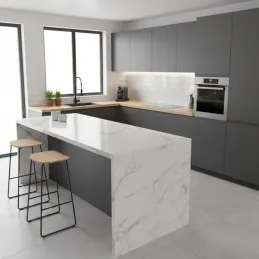 Plan de travail EGGER Marbre Cristallin / F800