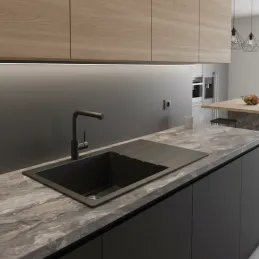 Plan de travail EGGER Marbre Cipollino gris / F093/ST15