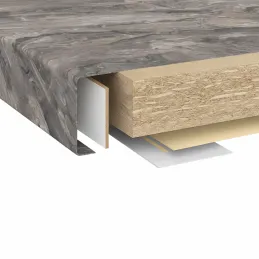 Plan de travail EGGER Marbre Cipollino gris / F093/ST15