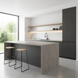 Plan de travail EGGER Chromix Argent / F638