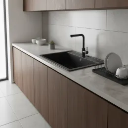 Plan de travail EGGER Chromix Argent / F638