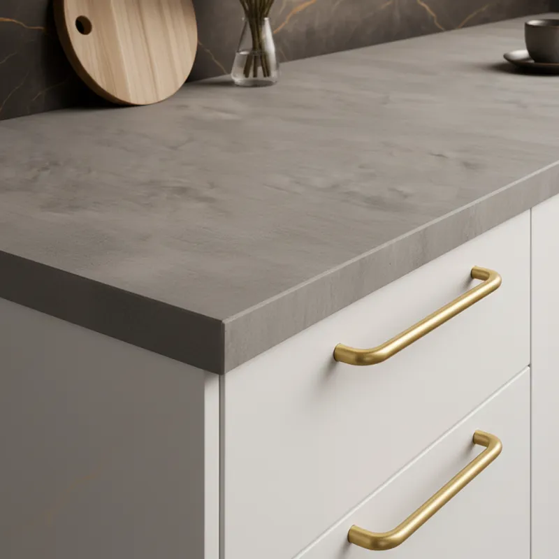 Plan de travail EGGER Chromix Argent / F638