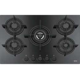 Plaque de cuisson à gaz FHCR 755 4G TC HE BK C