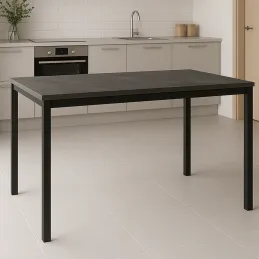 Structure de table DAVA / Noir mat