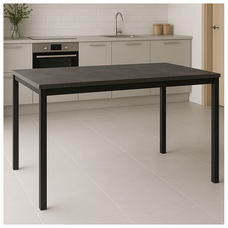 Structure de table DAVA / Noir mat