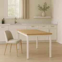 Structure de table DAVA / Blanc mat