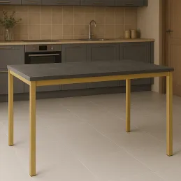 Structure de table DAVA / Or mat mat