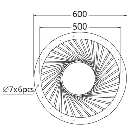 Structure de table METRIX / Noir mat