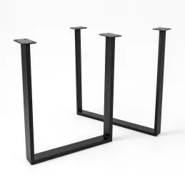 Pieds de table PRIMA / Noir mat