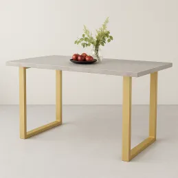 Pieds de table PRIMA / Or mat