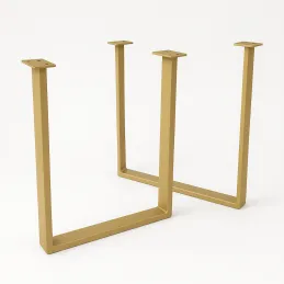 Pieds de table PRIMA / Or mat