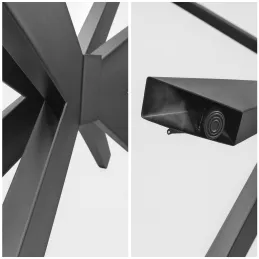 Structure de table LAGOS / Noir mat