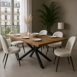 Structure de table LAGOS / Noir mat
