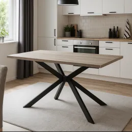 Structure de table LAGOS / Noir mat