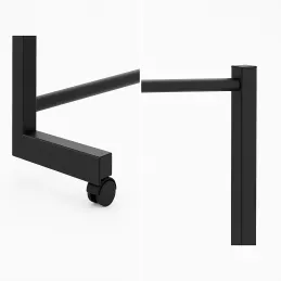 Portant à vêtements STAND / Noir mat