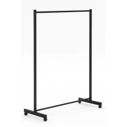 Portant à vêtements STAND / Noir mat