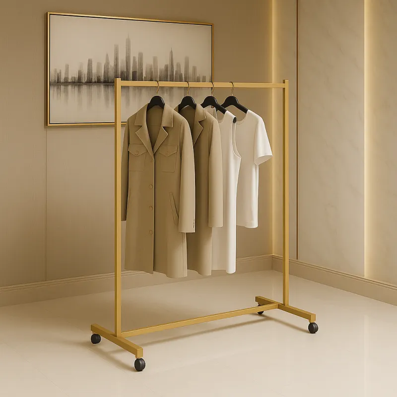 Portant à vêtements STAND / Doré