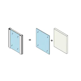 Poignée pour porte coulissante MAXX SIGMA 18 / Blanc mat