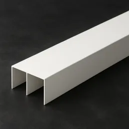 Double rail supérieure MAXX / Blanc mat