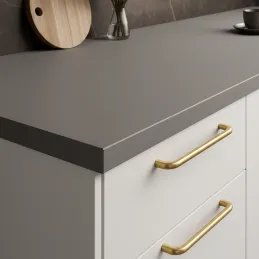 Plan de travail EGGER Aluminium légèrement brossé / F502 ST2