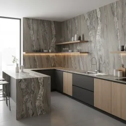 Plan de travail EGGER Granit Magma gris / F011 ST9