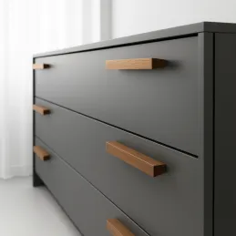 Poignée en bois VIRGINIA / Noyer américain
