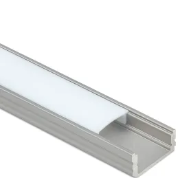 Profilé en aluminium MAXX pour éclairage LED avec diffuseur opale / Aluminium