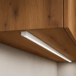 Profilé en aluminium MAXX pour éclairage LED avec diffuseur blanc opale / Blanc mat