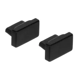 Jeu de 2 embouts pour profilé LED MAXX / Noir