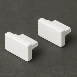 Lot de 2 embouts pour profilé LED MAXX / Blanc