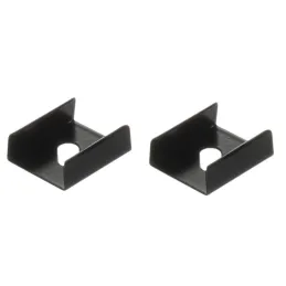 Fixation de profil MAXX / Noir mat – paire de 2 pièces