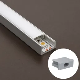 Embout pour profilé LED ANIMA LL-01/02 – avec trou