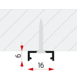 Profilé en aluminium ANIMA LL-01 pour éclairage LED / Aluminium