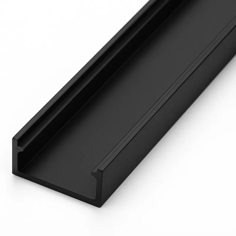 Profilé en aluminium ANIMA LL-01 pour éclairage LED / Noir