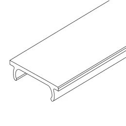 Cache pour profil LED ANIMA / Transparent