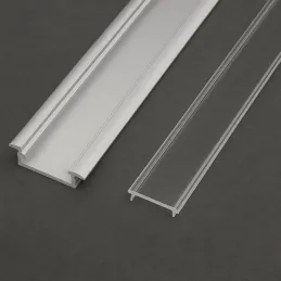 Profilé en aluminium ANIMA LL-03 pour éclairage LED avec cache / Aluminium