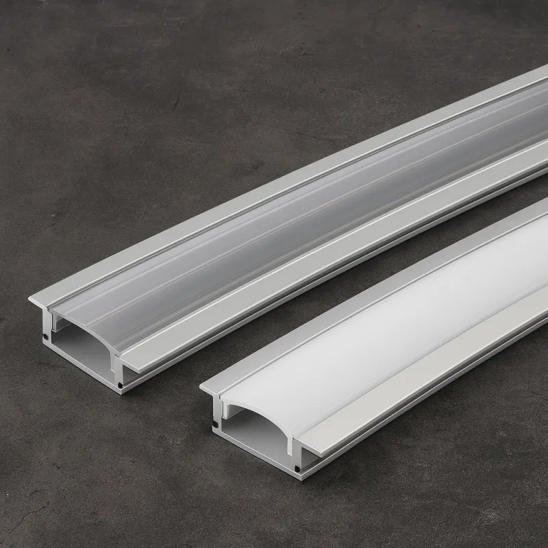 Profilé en aluminium ANIMA LL-03 pour éclairage LED avec cache / Aluminium