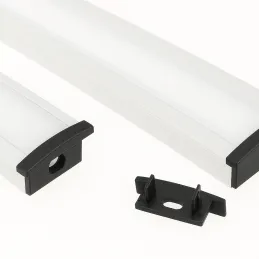 Embout pour profilé LED ANIMA LL-03 – avec trou / Noir