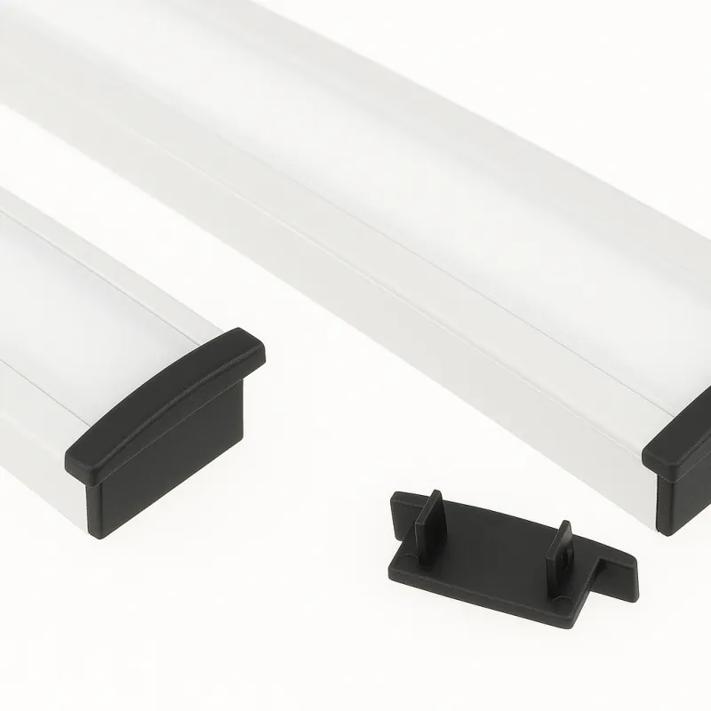 Embout pour profilé LED ANIMA LL-03 – sans trou / Noir